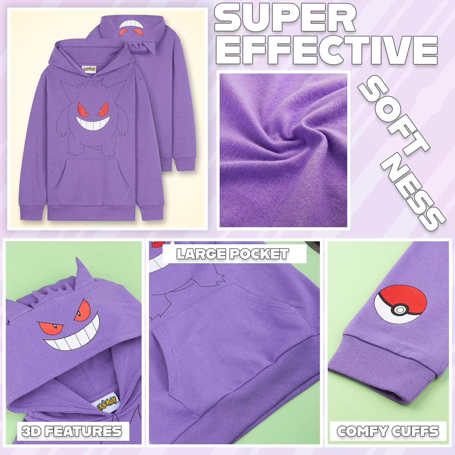 Pokemon Tracksuit Set Boys, Teens, 2 Pc Hoodie Joggers, Anime Hoodie Sweatpants Kids Clothes Teen Apparel, Gifts for Boys