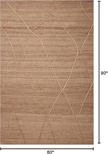 Miniatura 3 de Loloi II Bodhi NaturalNatural 5'-0" x 7'-6" Area Rug