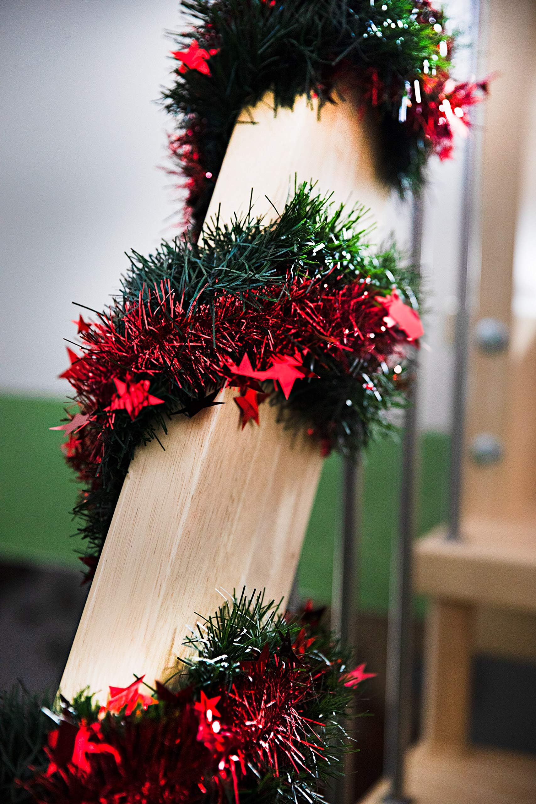 Heitmann Deco Dennenslinger - voor binnen - kerstslinger - decoratieve slinger - natuurlijke decoratie - groen - koper