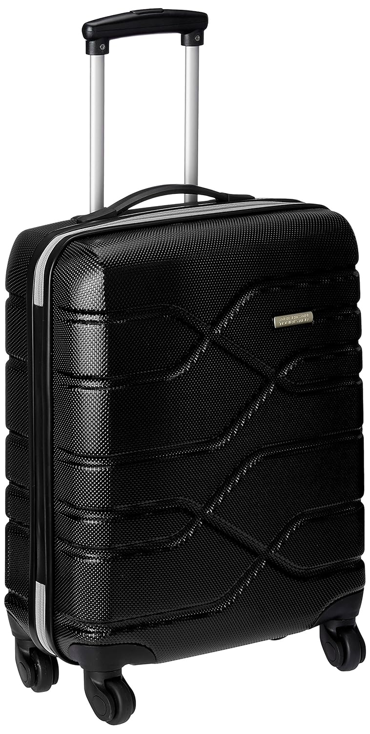 American Tourister Houston City Polycarbonate Black Suitcase (R98 (0