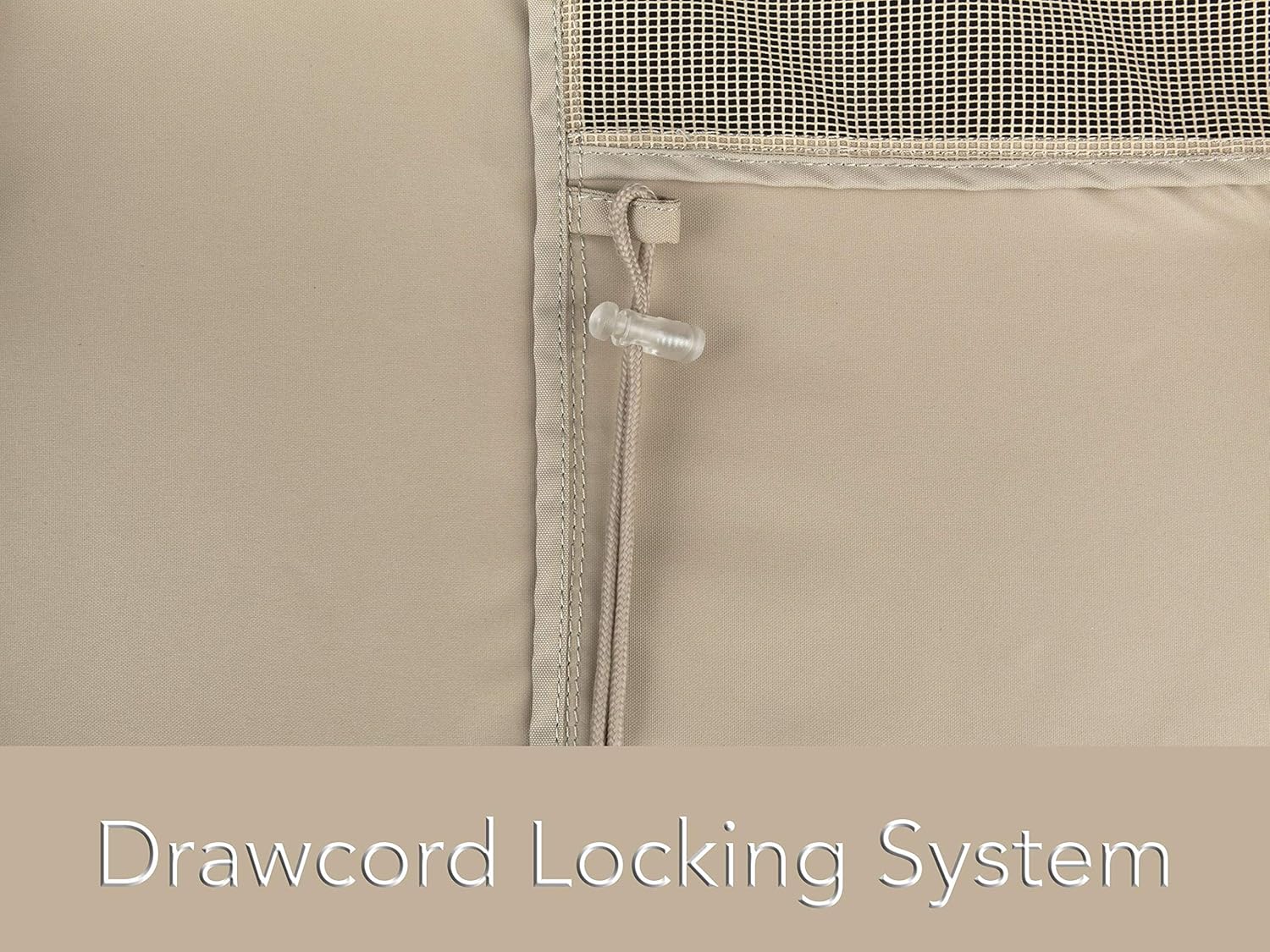 Covermates Square Patio Accent Table Cover - Water-Resistant Polyester, Mesh Ventilation, Patio Table Covers-Khaki : Patio Side Tables : Patio, Lawn & Garden