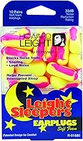 Vista 1 de Howard Leight by Honeywell Leight Sleepers Tapones desechables de espuma para dormir, 10 pares (R-01680)