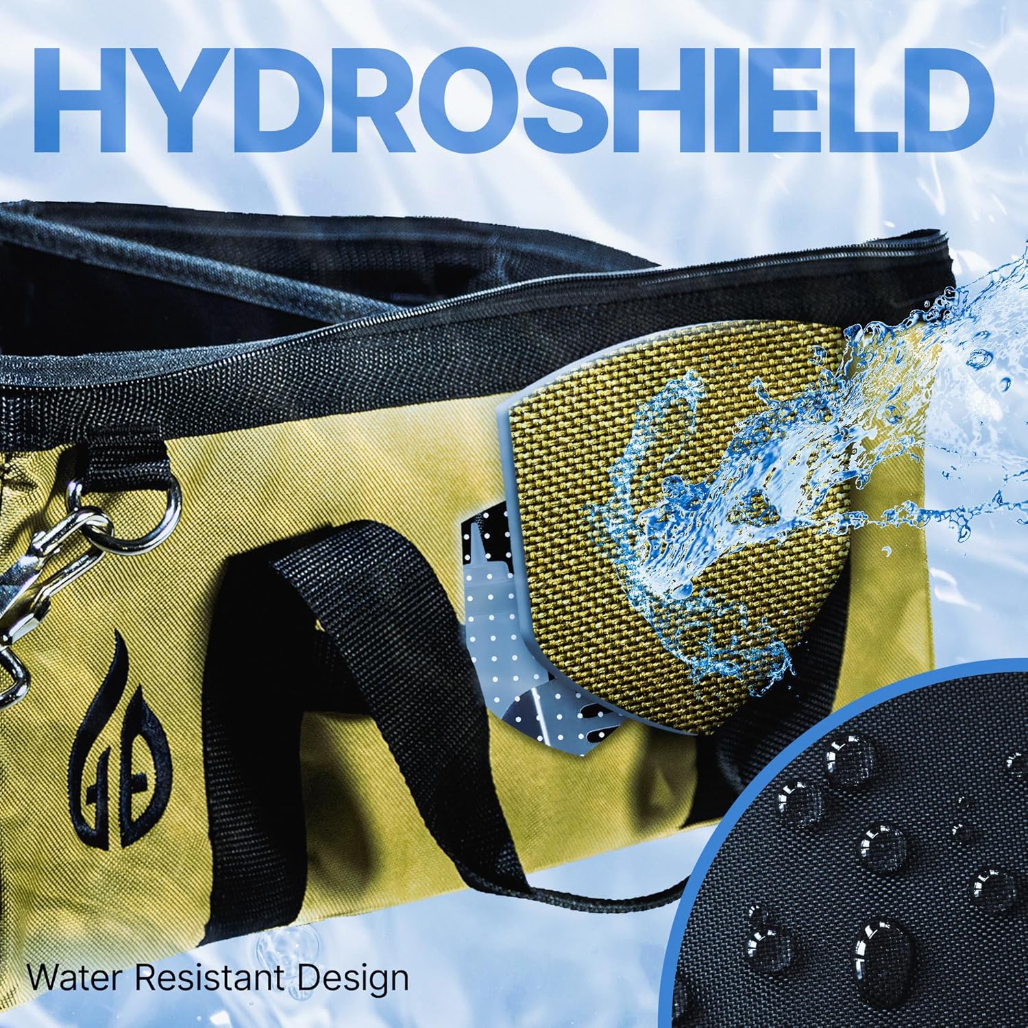 Grill Tool Bag 18 Inch with Adjustable Divider - Premium BBQ Accessory Storage Case for Blackstone Griddle Tools, Heavy-Duty Wipe Clean Canvas, Tailgating, Trunk, Camping Organizer - Gifts for Men