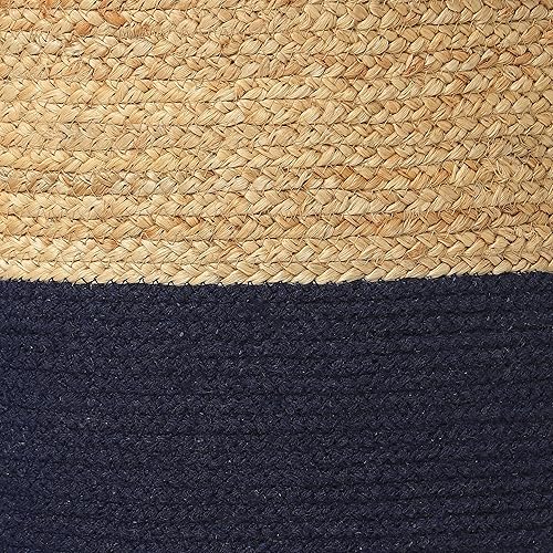 Miniatura 119 de REDEARTH · Taburete otomano de puf cubo, puf trenzado de yute para la sala de estar, dormitorio, guardería, patio, salón y otras habitaciones (14.5