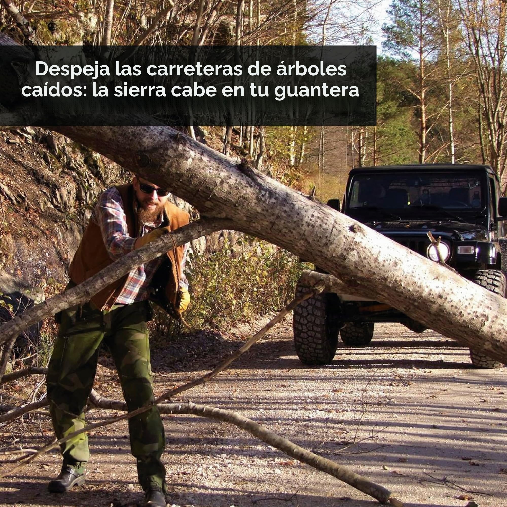 Nordic Pocket Saw Motosierra de Mano - Sierra de Cadena 65 cm con Asas de Nailon - Sierra Manual de Bolsillo Portátil - Sierra Supervivencia Acampada Senderismo - Versión ORIGINAL 33 Dientes