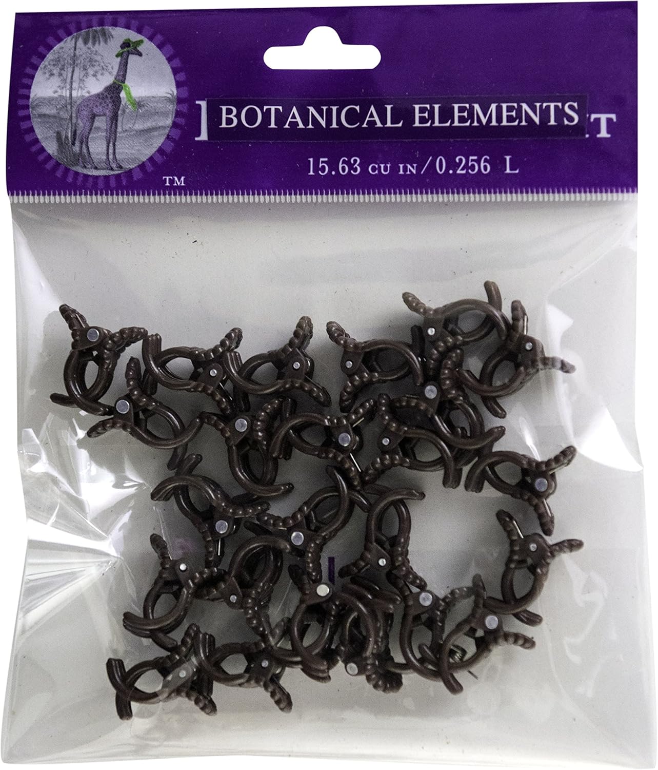 SuperMoss (90543) Daisy Orchid Clips, Green, Medium (24 Units)