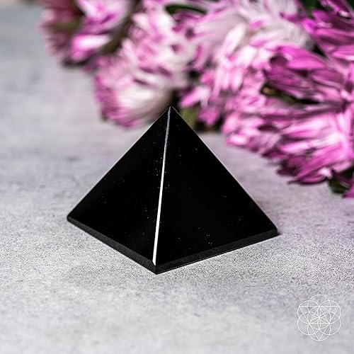 Miniatura 4 de Conscious Items - Pirámide de obsidiana negra - Las pirámides del poder - La pirámide de protección - Chakra Prymaid - Pirámide de 4 lados -