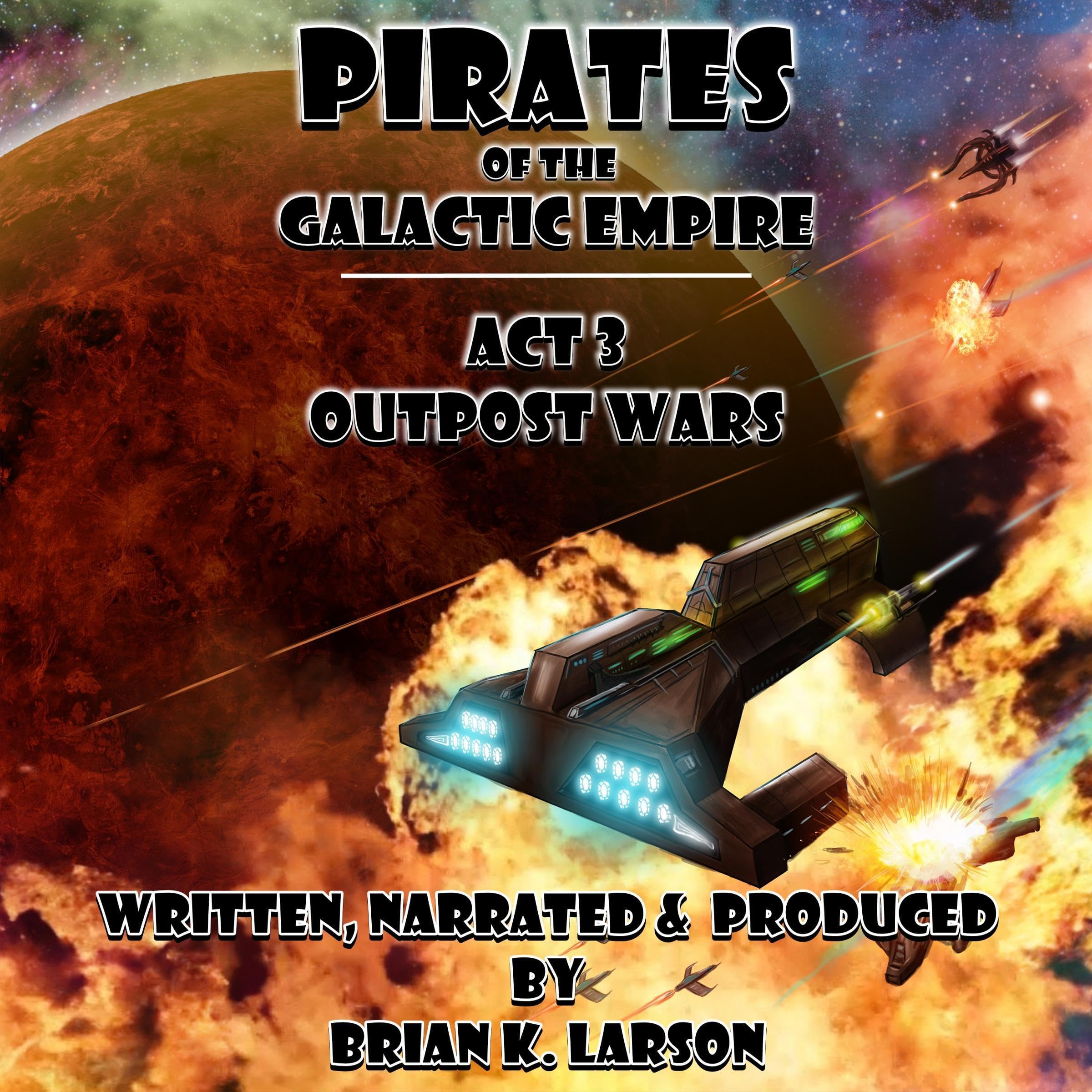 Cover art for Pirates of the Galactic Empire