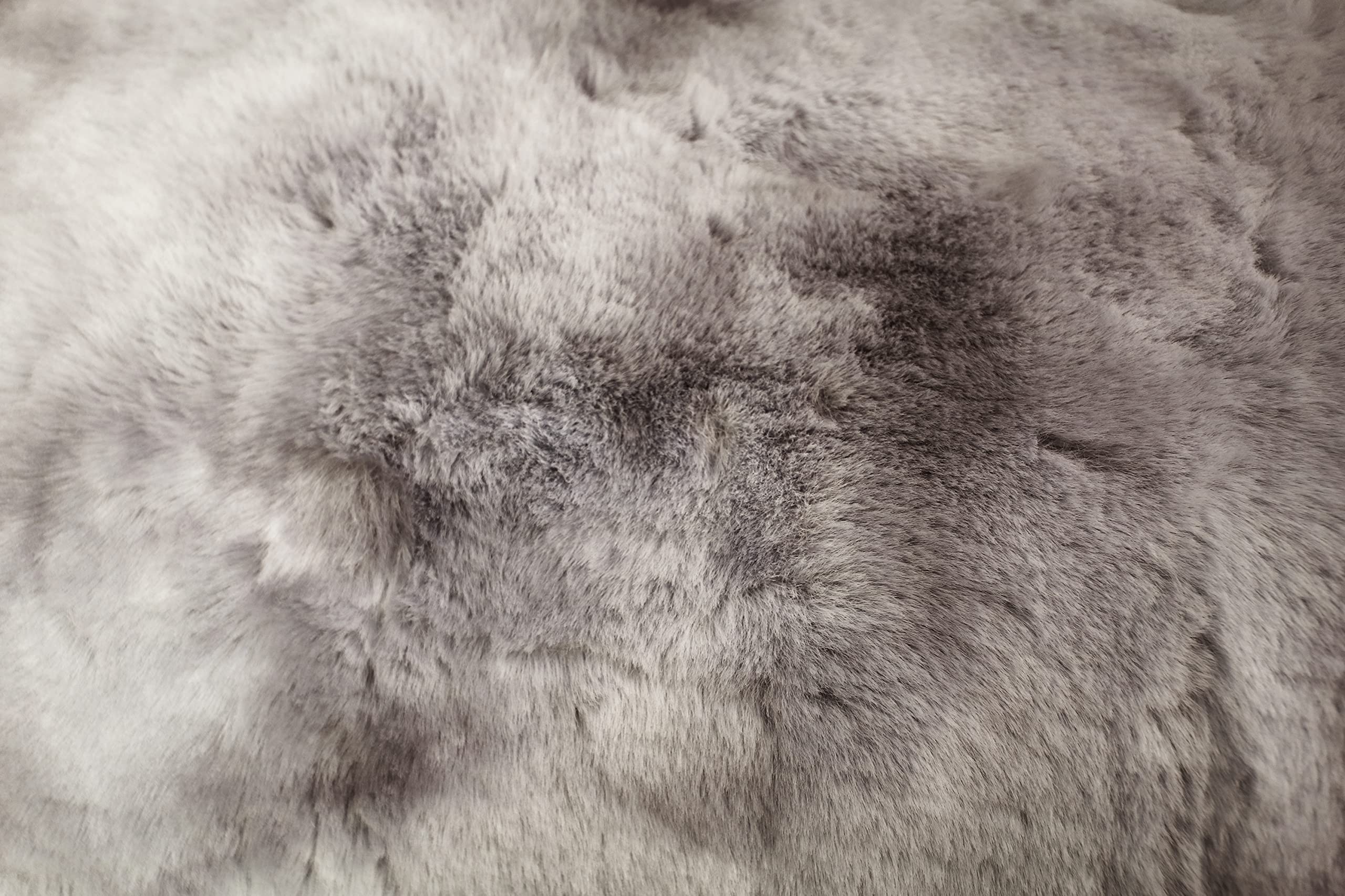 jilda-tex Plaid Aspect Fourrure Rabbit Deluxe 750 g/m² 150 x 200 cm (Peau de Vison)