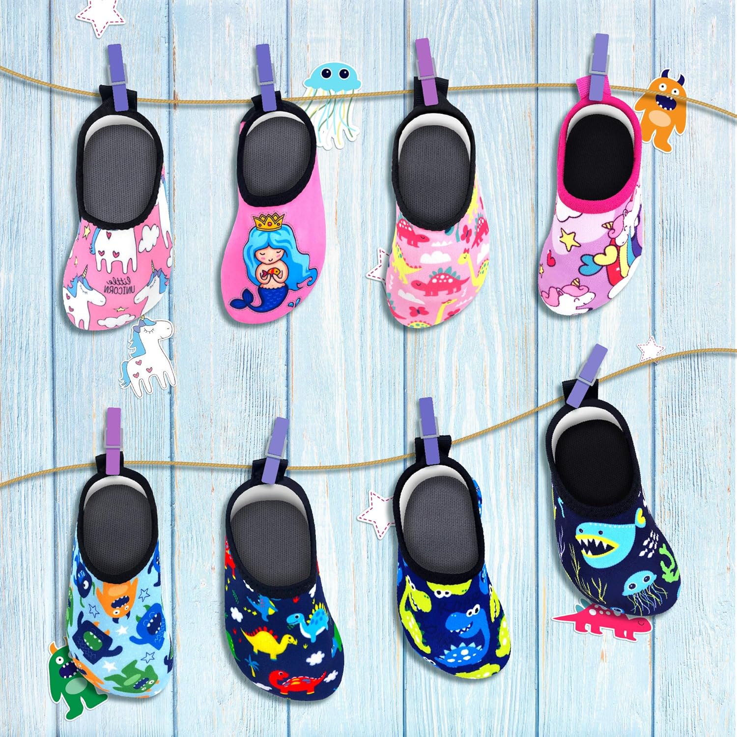 Dream Bridge Aquaschuhe Für Kinder - Wasserschuhe Für Strand & Schwimmbad