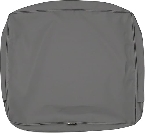 Miniatura 10 de Classic Accessories, Montlake - Cojín de respaldo de 25 x 22 x 4 pulgadas resistente al agua para patio y exteriores, cojín para sofá de dos