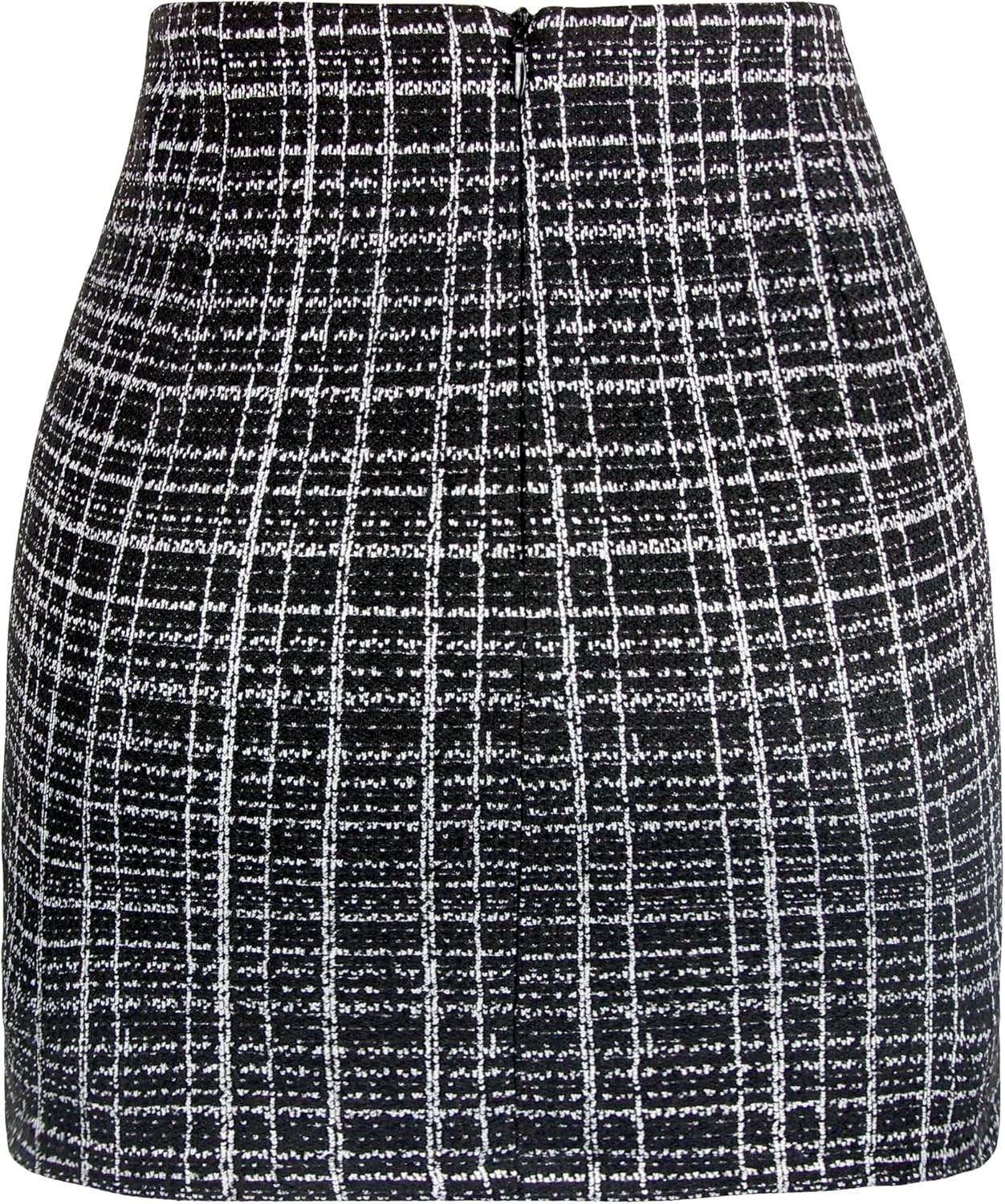 Ellames Women's Mini Club Skirt Basic Bodycon High Waist Pencil Skirts with Slit - Image 4