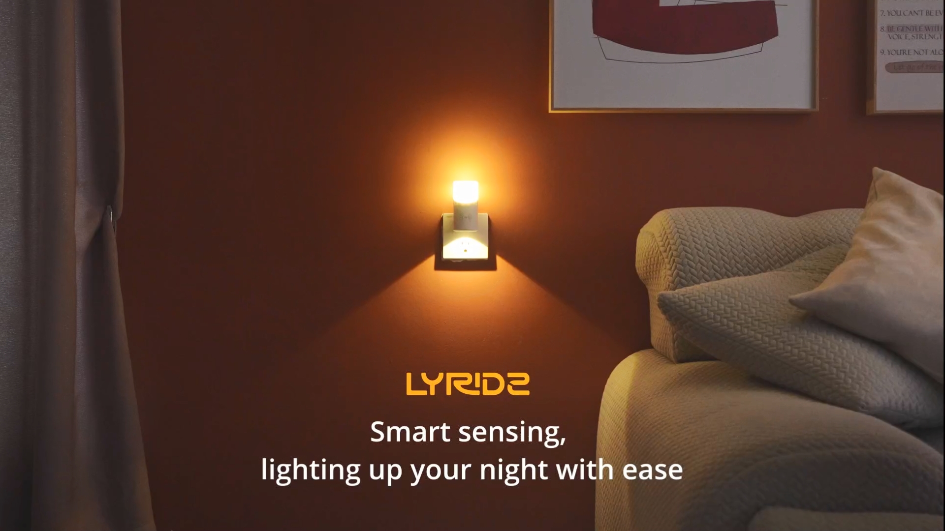Lyridz LED Plug-in Night Light with 360° Motion Sensor, 1-150