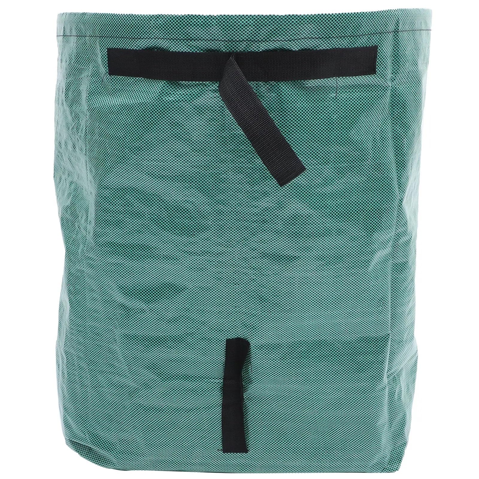 Sacos Para Escombros Bolsa de hojas caídas de alta resistencia, cubo de basura portátil for jardín, organizador for almacenamiento de residuos de jardín, reutilizable con mango cómodo