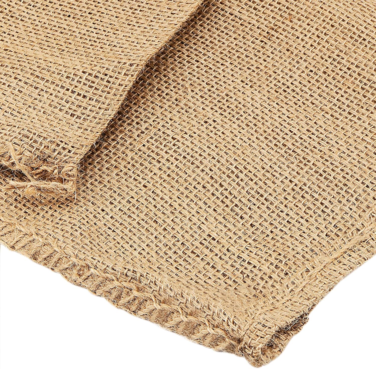 SOUJAP 8 Pack 40 x 24 Inch Burlap Bags, Large Burlap Potato Race Bags Sacks for Gardening, Planting, Growing