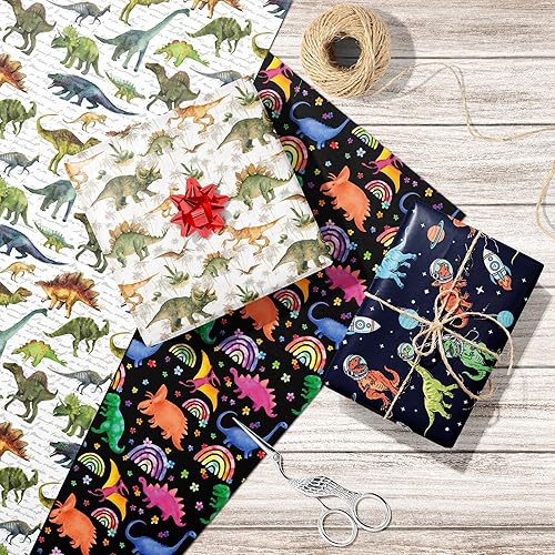 Miniatura 4 de RiukRaiu Papel de regalo de Navidad para niños, hombres y mujeres. Diseño de Navidad, envoltura de regalo que contiene tren de muñeco de nieve,