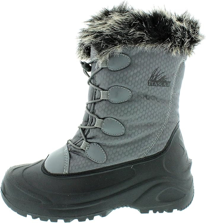 Itasca Damen Women's Vixen Snow Boot, 200g Thinsulate, Faux Fur Collar