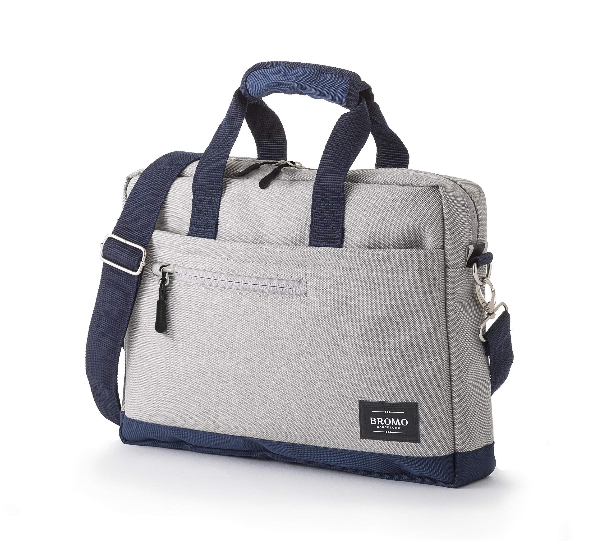 Shoulder Messenger Bags With Protective Compartment For Laptop Case 15 inch - Water Resistant - Multi-Pocket - Grey