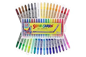 Smooth and Blendable Gel Crayons for Art Creations