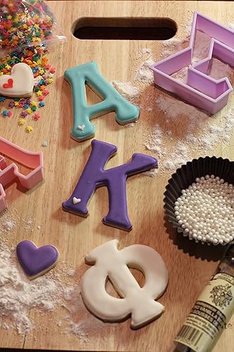 Miniatura 7 de Cortador de galletas con forma de letra del alfabeto griego, 3 pulgadas de largo, gran regalo, hermana mayor/hermana menor, recaudación de fondos,