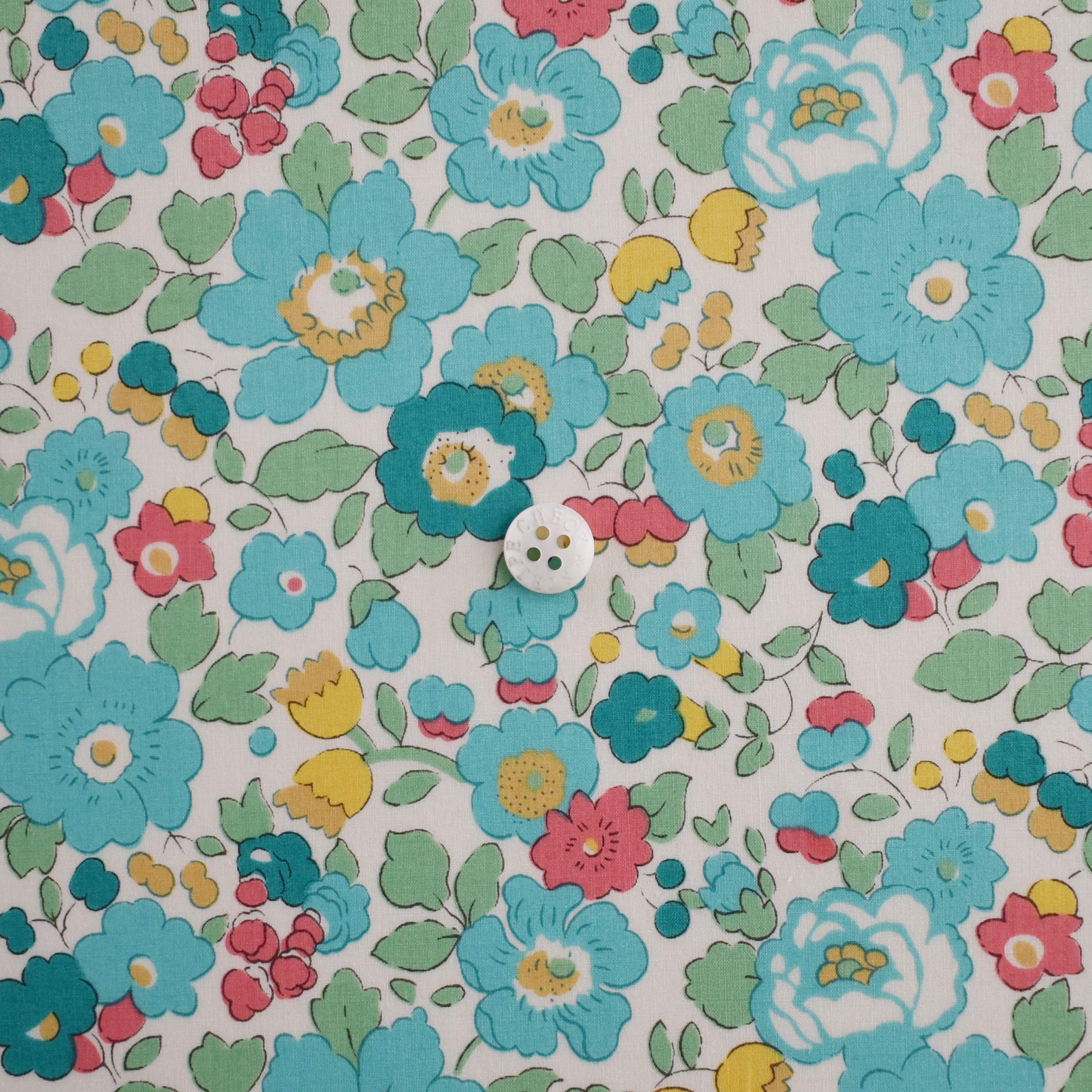 Amazon | リバティプリントタナローン Betsy DE(エメラルド