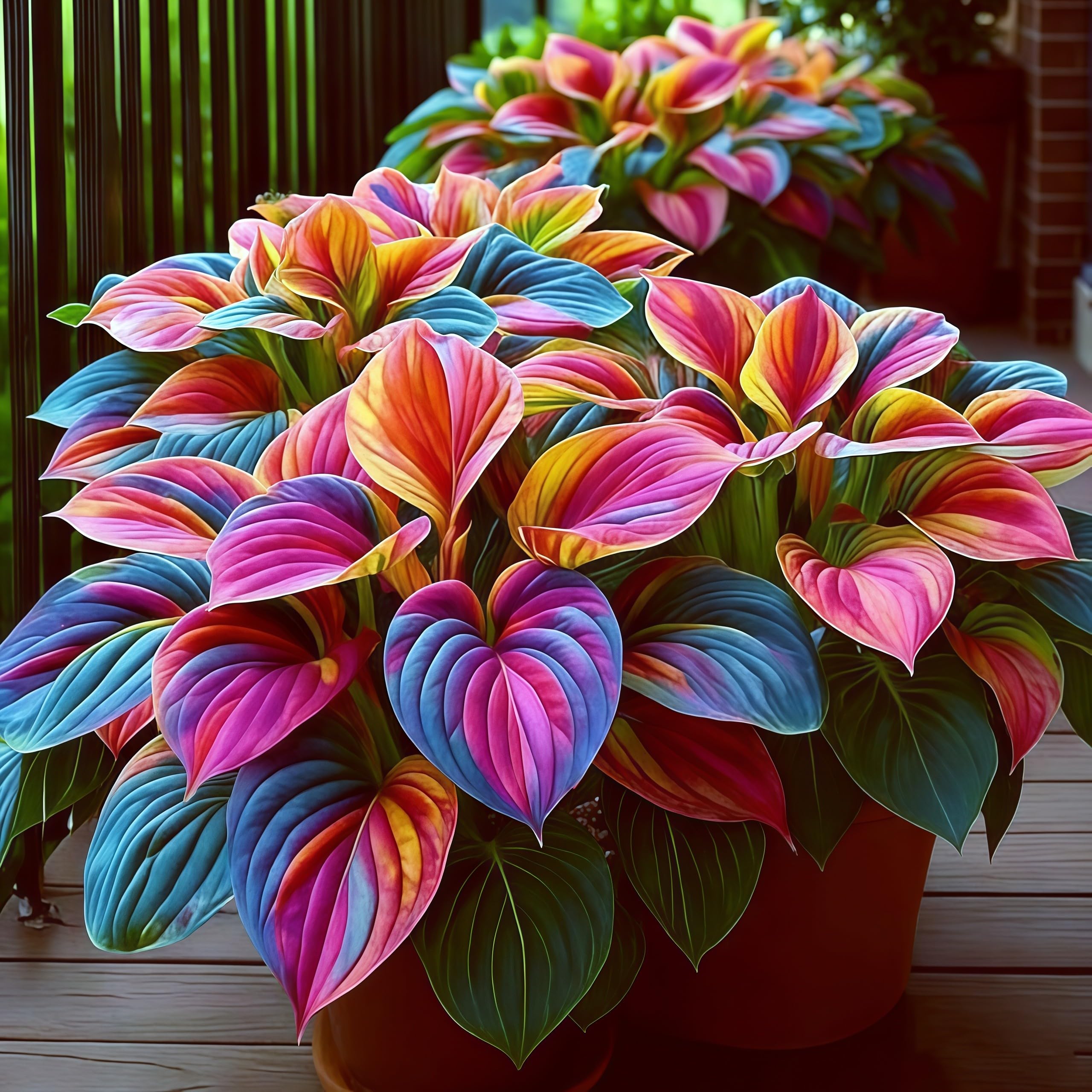 Hostas for Planting UK, Hardy Perennial, Excellent Display, Mix Greening Flower, Natural Organic, Wedding, Balcony Garden-8 Bulbs-F