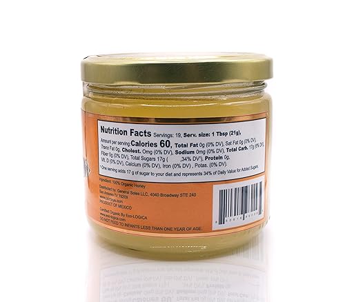 Miniatura 2 de CEIMAYÁ  Miel de bosque, flor de azahar, miel cruda pura, 100% orgánica y kosher  14 oz