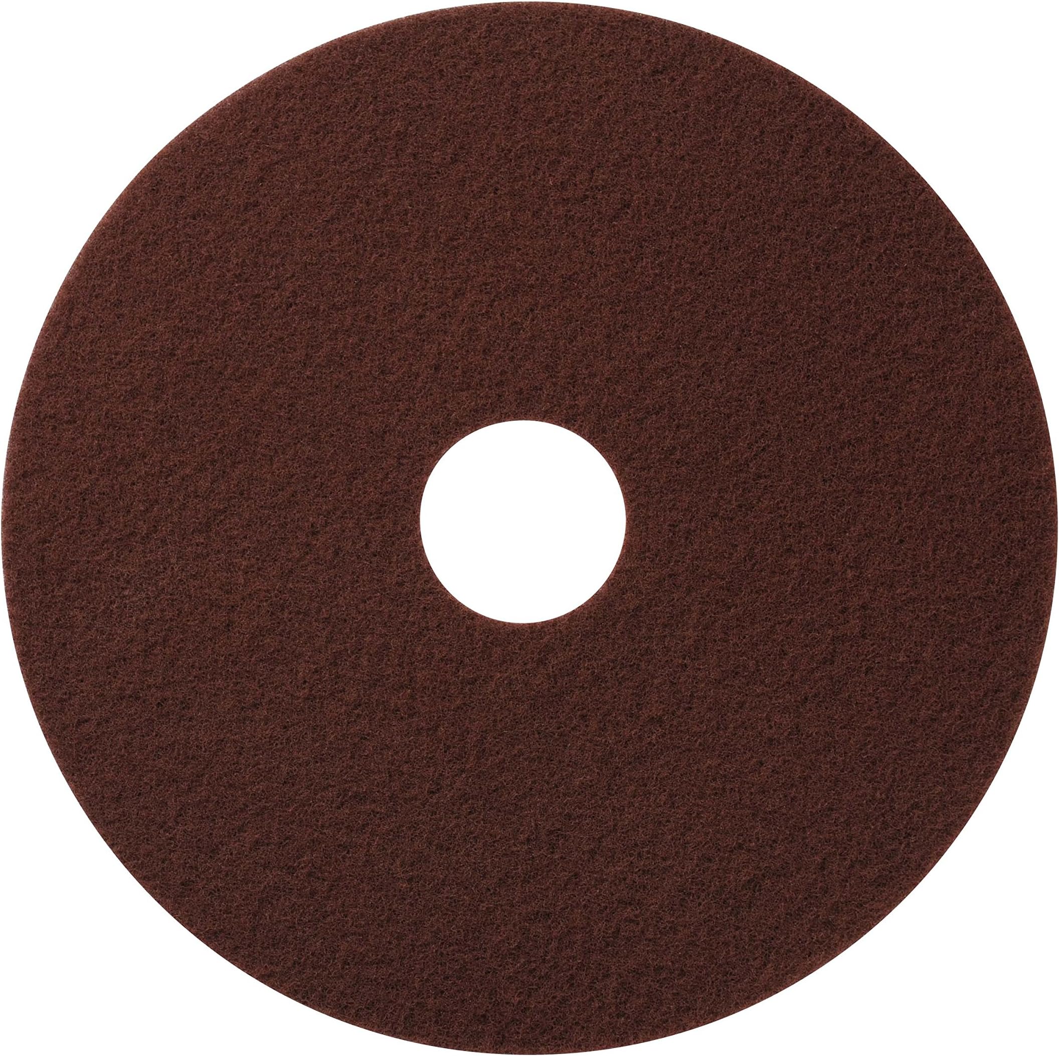 Glit/Microtron 420717 Chemical Free Stripping or Deep Scrub Pad, 17", Maroon (Pack of 10)