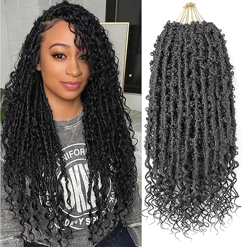 Aipin Butterfly Locs Goddess Locs Crochet Hair With Curly Ends