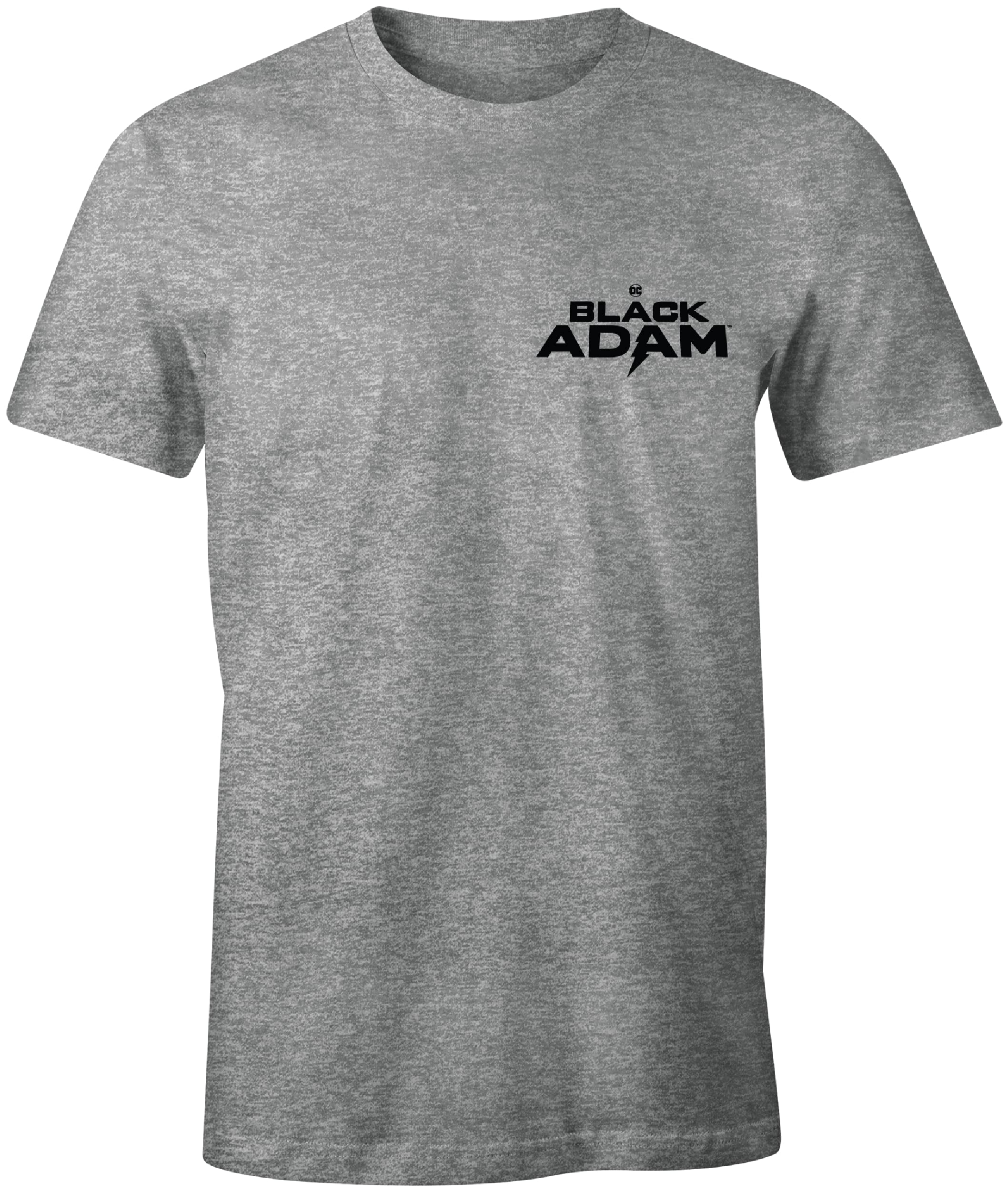 DC COMICS MEBLADMTS003 T-Shirt, Heather Grey, 3XL Men's, Flecked Grey, 3XL