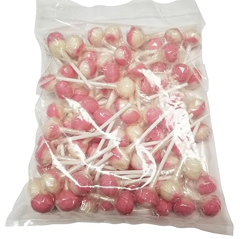 Miniatura 2 de Vidal Lotta Lollies Pink and White Lollipops 75 piezas Fresa y Crema