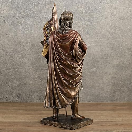 Miniatura 6 de 12 58 pulgadas Emporer bizantino Constantine XI Palaiologos Estatua de resina Acabado Bronce