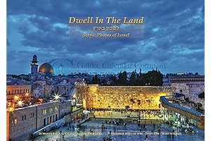 Messianic Calendar from Israel, 2024-2025 Hebrew Calendar with Pictures of the Land