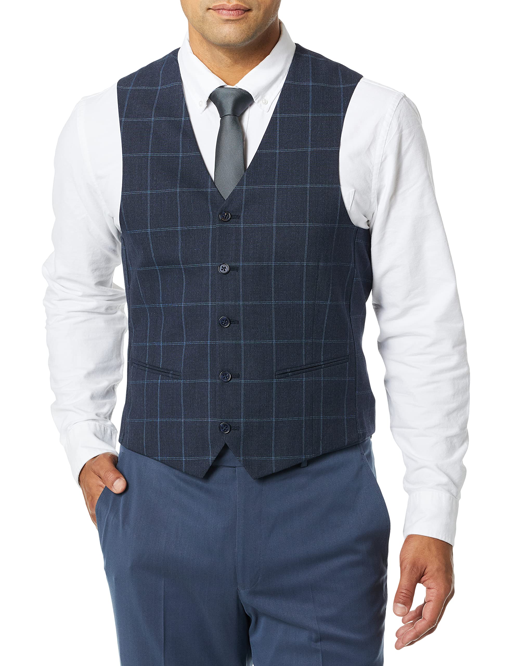 Savile Row Co. mens CHESHIRE Business Suit Vest