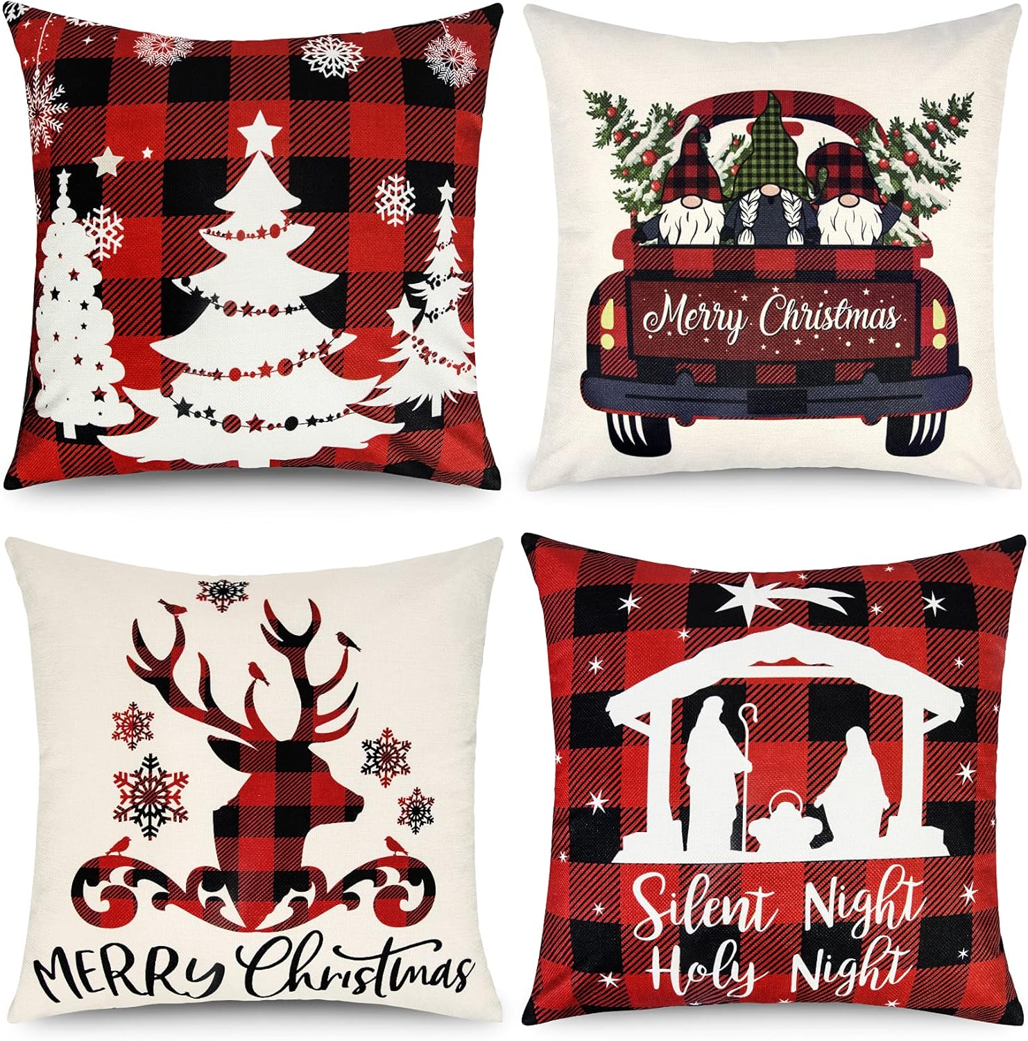 christmas pillows cases