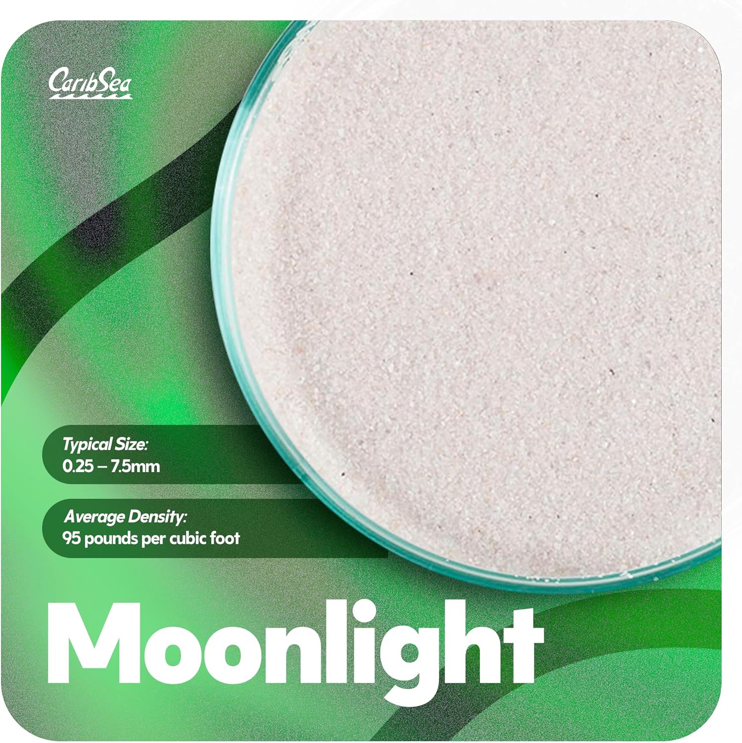 Carib Sea Super Natural Moonlight Sand for Aquarium – 5 lb Each – Ideal for Freshwater Aquaria – Perfect for Discus, Tetras, Angelfish, and More – (Pack of 2)