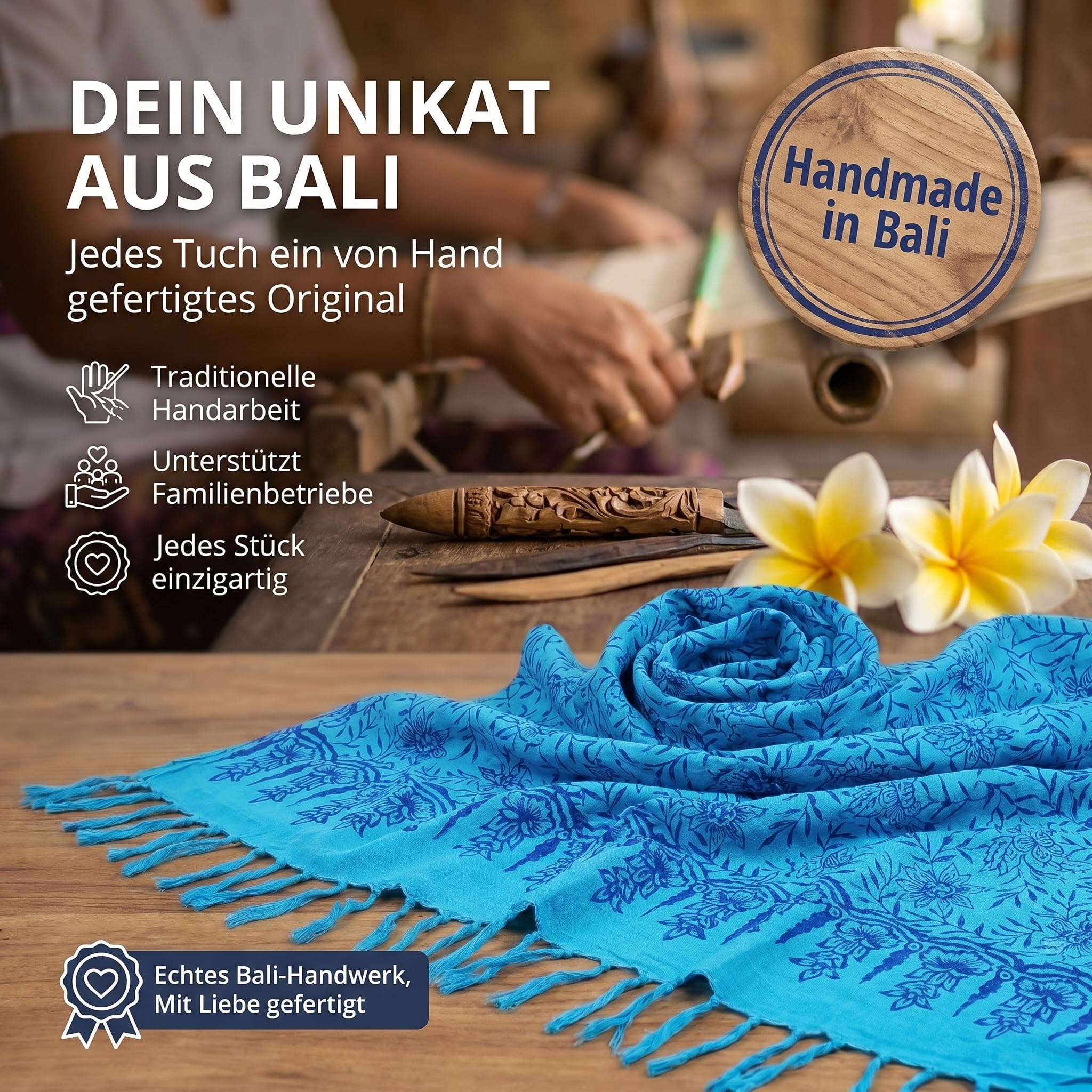 ok. 100 modeli w sklepie Sarong ręcznik plażowy Pareo spódnica kopertowa Loop niebieska Sar39