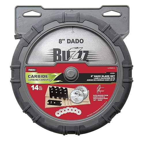 The Mibro Group Juego de cuchillas de carburo apilable Dado