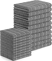 Vista 28 de Homaxy - Juego de paños de cocina y paños de vajilla de microfibra, 12 unidades, toallas de mano suaves y absorbentes a granel, trapos de 28 x 16