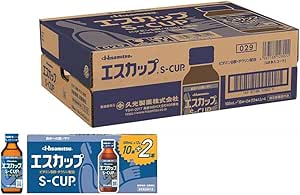 【指定医薬部外品】エスカップ 100ml×48本 栄養ドリンク 疲労回復・栄養補給に タウリン・ビタミンB群配合 備蓄品 差し入れ・贈答品