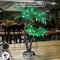 Vista 7 de Lightshare Palmera de 4 pies y 6 pies + bonsái de palmera de 24 pulgadas