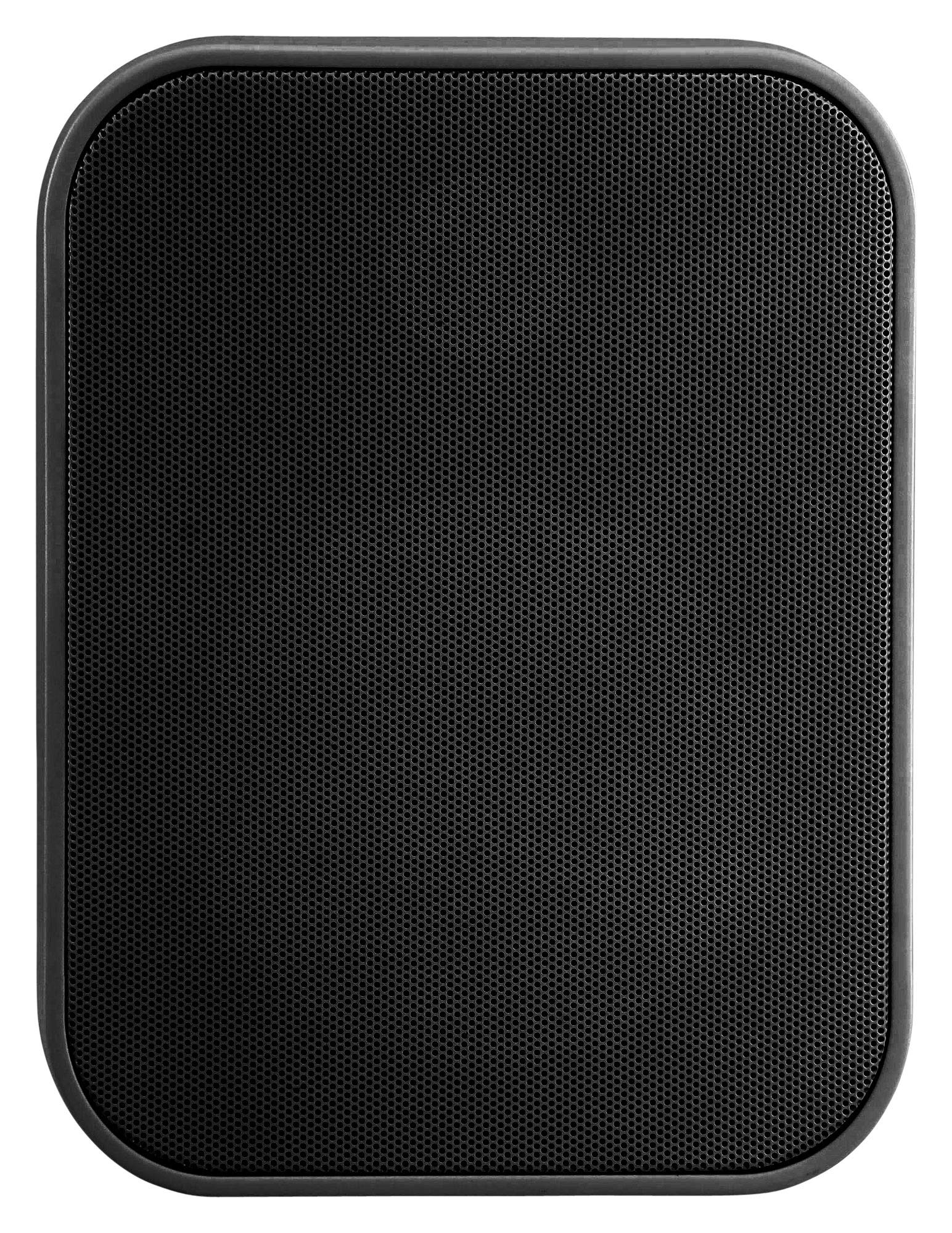 Pronomic 4X OLS-5 BK DJ PA Outdoor-Lautsprecher für Garten, Terrasse, Restaurant (4X 80 Watt, Schutzart IP56, 8 Ohm, 5,25" Woofer) schwarz