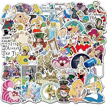 Amazon.co.jp: FIDEMM 不思議の国のアリス アニメ防水ステッカー