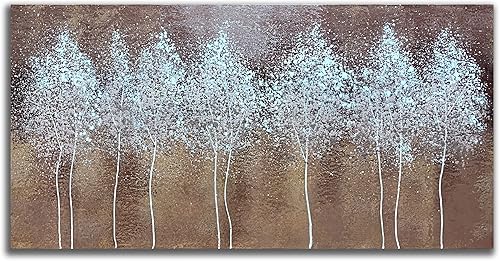 Yika Art Pinturas 3D, pintura al óleo abstracta moderna pintada a mano sobre lienzo, obra de arte abstracta, imagen de decoración de pared para sala