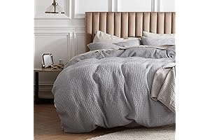 Bedsure Cotton Duvet Cover Queen: The Epitome of Comfort and Style in Grey