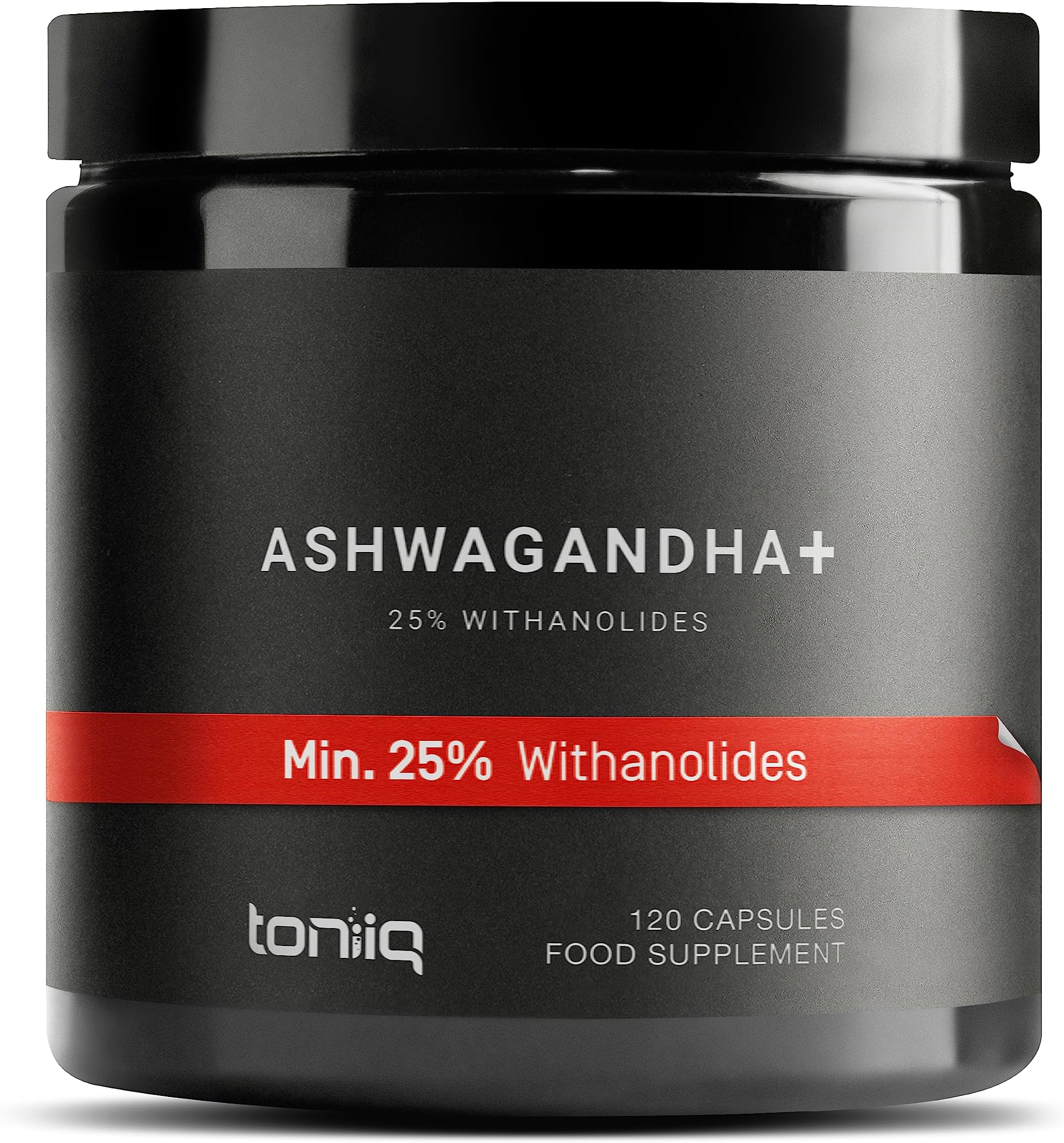 Ashwagandha - Ultra High Potency 40:1 Extract with 25% Withanolides - Wild Harvested in India - Highly Concentrated & Third-Party Lab Tested - 120 Capsules