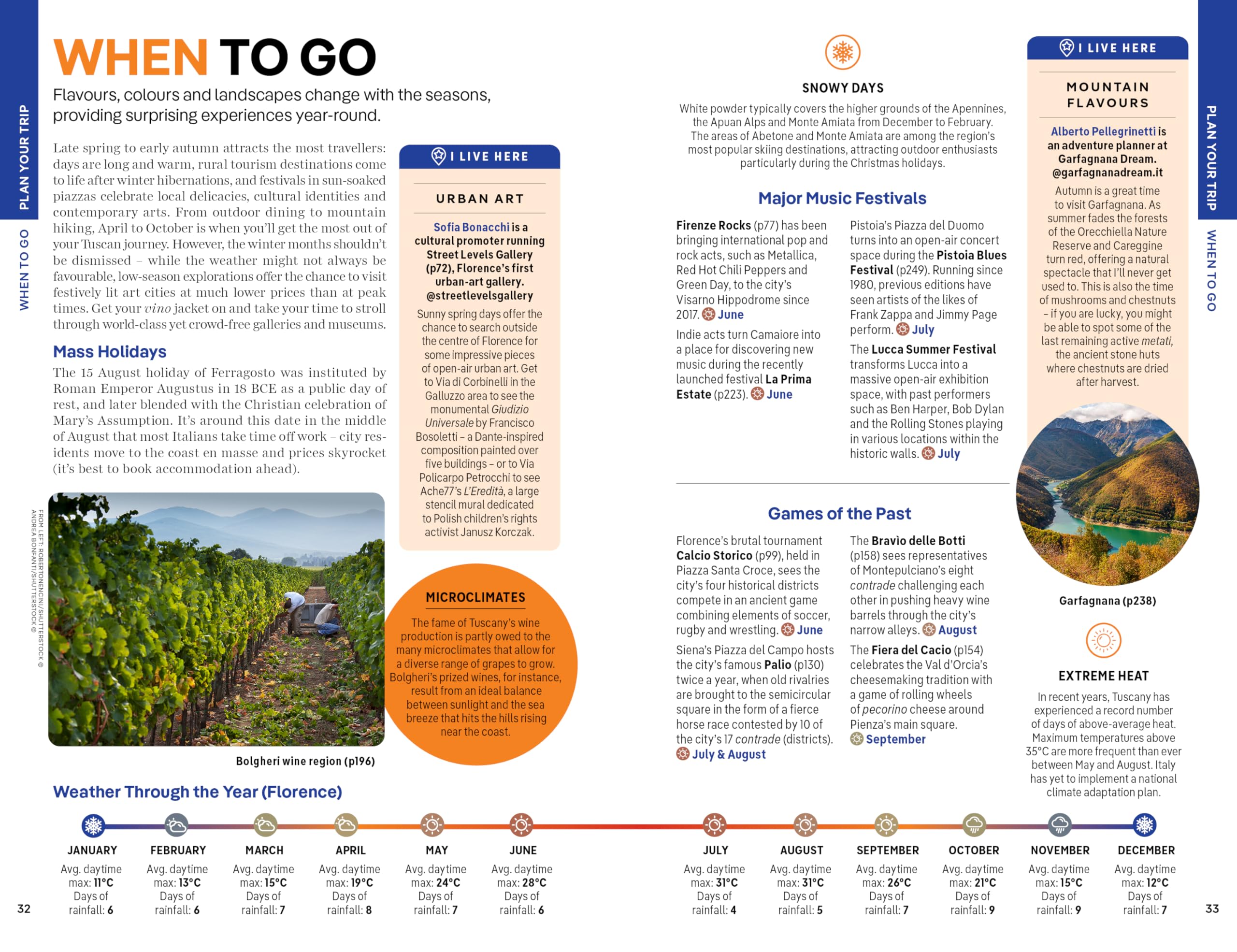Florence & Tuscany 14ed -anglais-: Detailed Itineraries Travel Like a Local Insider Tips Covers Florence, Siena, Pisa, Elba, and More