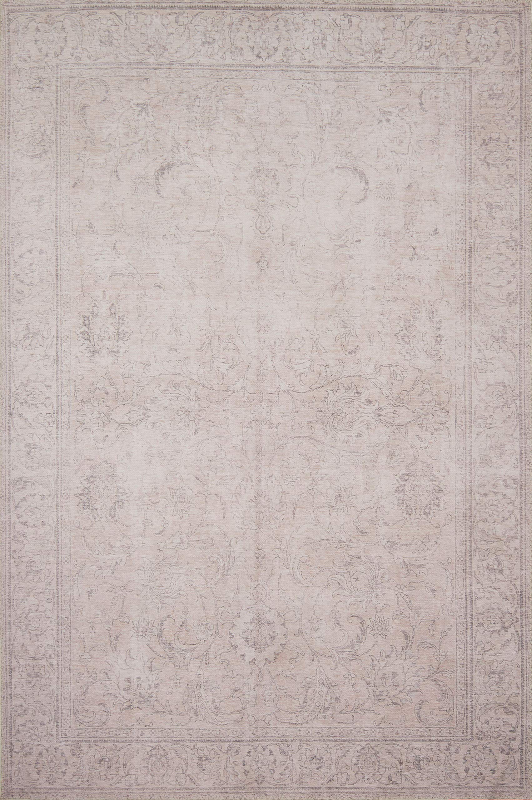 Loloi Loren Collection LQ-12 Sand 7'-6" x 9'-6" Area Rug