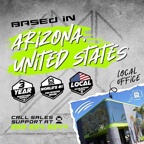 Miniatura 8 de Madd Gear Carril de patinaje de barra plana de 99 pulgadas de largo, resistente, duradero, redondo, patineta o patín en línea, altura ajustable,