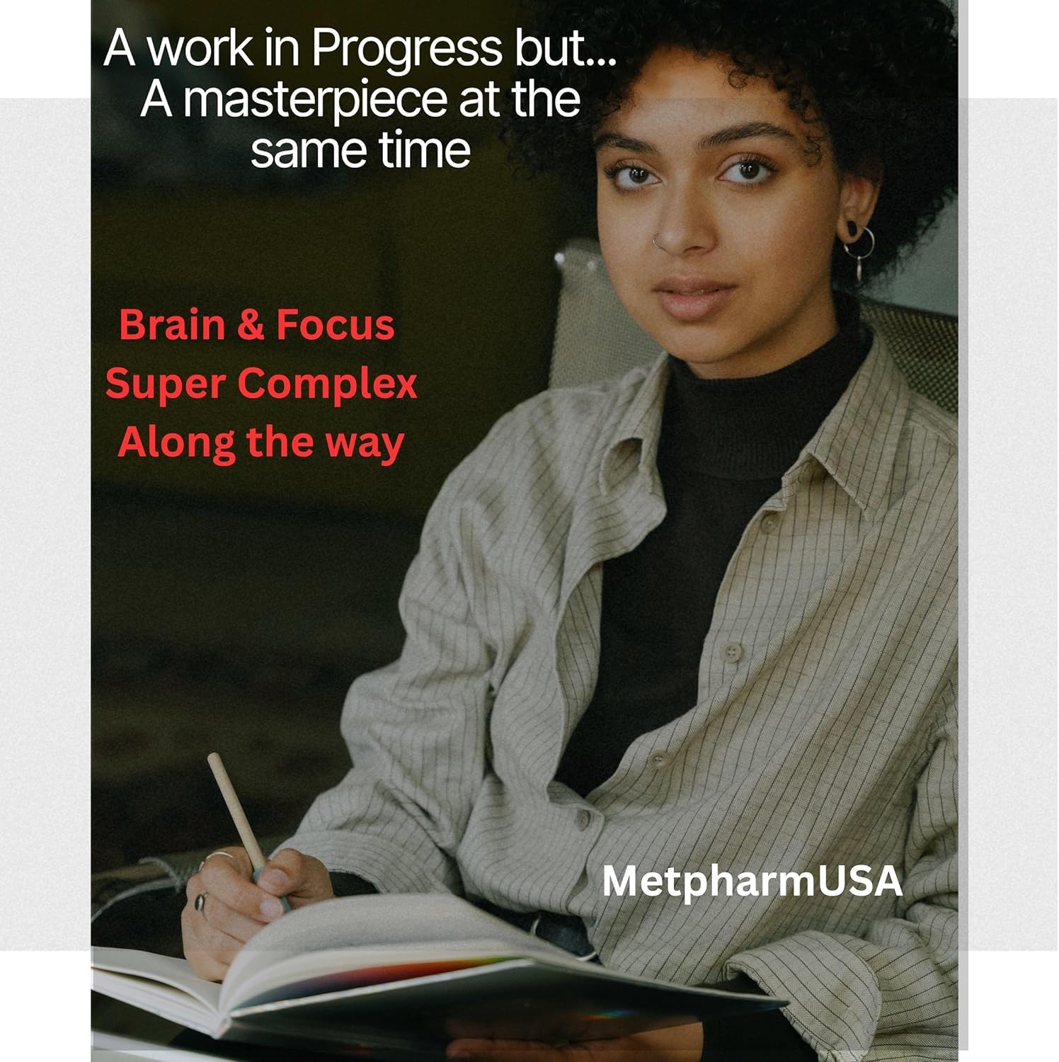 Brain & Focus Nootropic Super Complex Supplement for Brain Support and Performance, Improved Focus Memory and Mental Performance - Image 9